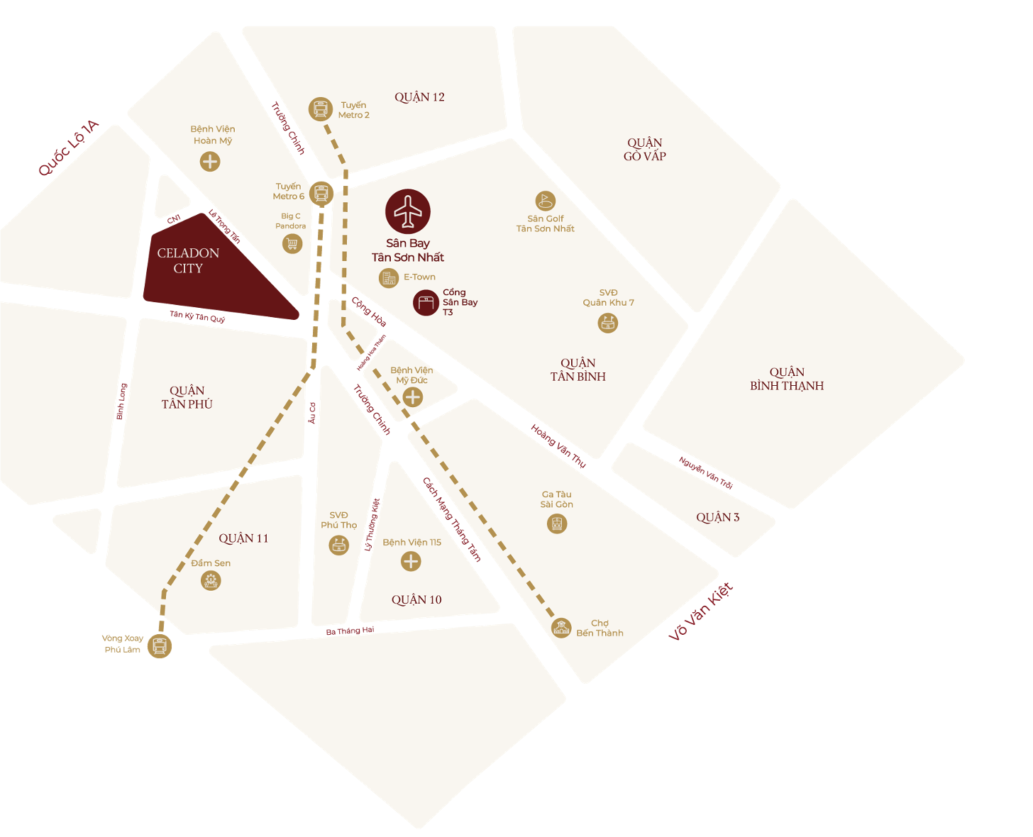 Location and connectivity map